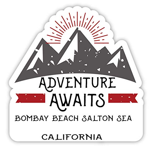 Bombay Beach Salton Sea California Souvenir 4-Inch Fridge Magnet Adventure Awaits Design