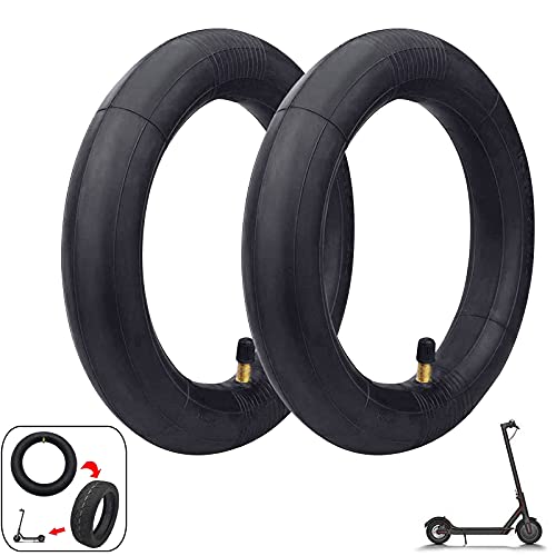 2 Pack Scooter Inner Tyre Replacement for Xiaomi M365 10 Inch Smart Self Balancing Electric Scooter ​Wheel Inner Tubes Thick Pneumatic Wheels Inner Tires for Various 10″ Scooters Damping Tires