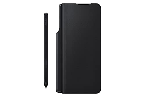 SAMSUNG Galaxy Z Fold 3 Phone Case with S Pen, Protective Cover, Heavy Duty, Shockproof Smartphone Protector, US Version, Black,EF-FF92PCBEGUS