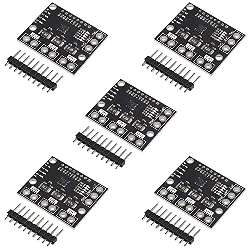 5pcs I2C SMBUS INA3221 Triple-Channel Shunt Current Power Supply Voltage Monitor Sensor Board Module Replace INA219 with Pins