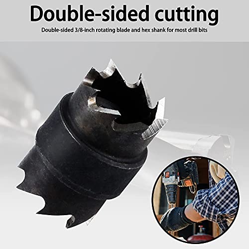 Spot Weld Cutter with 4 Pilot Pins, 3/8 Inch EONLION Sheet Metal Hole Cutter, Punch Remover Panel Separator for Power Drill Welding Auto Body Work Tool, Drill Bit Tools | The Storepaperoomates Retail Market - Fast Affordable Shopping