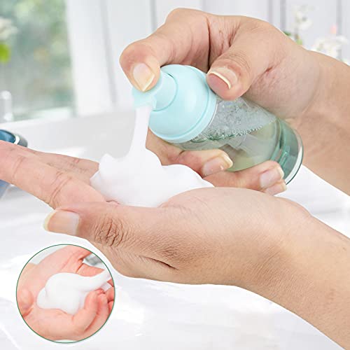 Owlyee 2oz Foam Bottle (3PCS) Empty Foaming Pump Dispenser for Hand Soap, Lash Cleanser, Shampoo to Travel (60ml, Green) | The Storepaperoomates Retail Market - Fast Affordable Shopping
