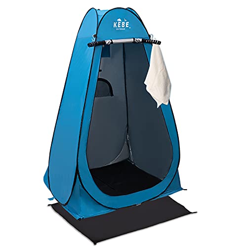 Pop-up Privacy Tent with A Gift Removable Pad, UPF50+ Portable Outdoor Sun Shelter Privacy Shelters Room Pop Up Shower Changing Toilet Tent with Carry Bag