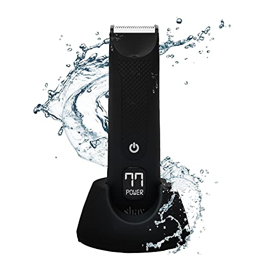 SHAV Electric Below-The-Belt Trimmer Built for Men, Men’s Grooming kit | Hair Trimmer Kit: Replaceable Ceramic Blade, Waterproof Groin & Body Shaver, Standing Recharge Dock | The Storepaperoomates Retail Market - Fast Affordable Shopping