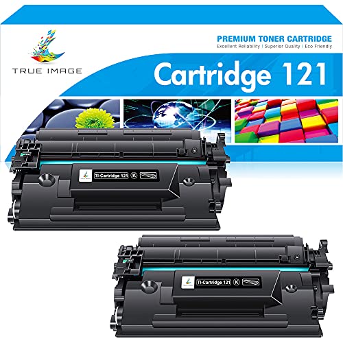 TRUE IMAGE Compatible Toner Cartridge Replacement for Canon 121 CRG-121 CRG121 for Canon imageCLASS D1620 D1650 High Yield Ink Printer (Black, 2-Pack)
