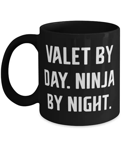 Epic Valet, Valet by Day. Ninja by Night, Valet 11oz 15oz Mug From Colleagues