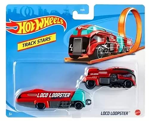 DieCast Hotwheels Track Stars Loco Loopster [red]