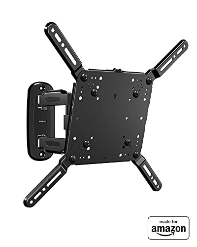 Made for Amazon Universal Full-Motion TV Wall Mount for TVs up to 55″ and Compatible with Amazon Fire TVs