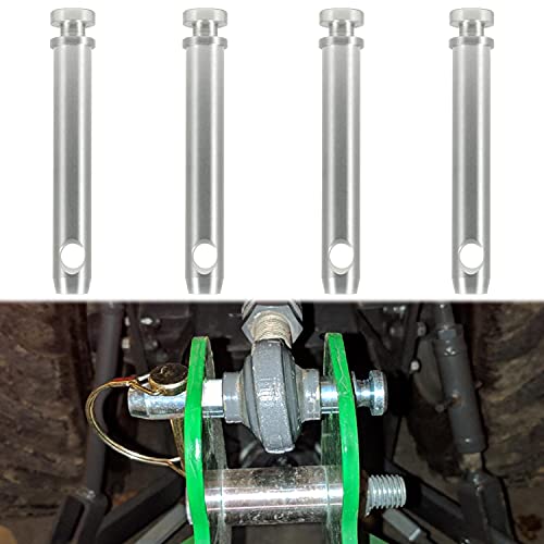 4 Pack Sunluway S07070200 Cat 1 Top Link Pin 3/4 in Dia Pin 5-1/2 Top Link Pin Hitch Pin Accessories for Tractors