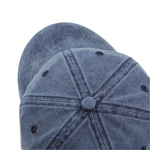 HH HOFNEN Men Women Washed Distressed Twill Cotton Baseball Cap Vintage Adjustable Dad Hat (#2 Black+Burgundy+Navy) | The Storepaperoomates Retail Market - Fast Affordable Shopping