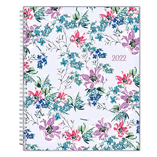 Blue Sky 2022 Weekly & Monthly Planner, 8.5″ x 11″, Flexible Cover, Wirebound, Laila (137273-22)
