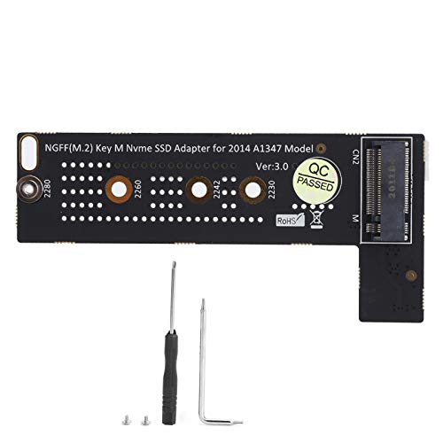 wendeekun Adapter Card, M-Key NVME SSD High Safety Factor Adapter Card Durable Reliable Install Easily Adapter Card PCB for M Key SSD