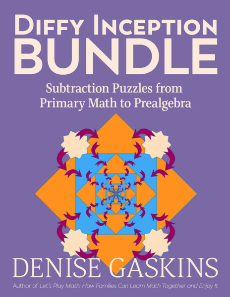 Diffy Inception Bundle: Subtraction Puzzles from Primary Math to Prealgebra