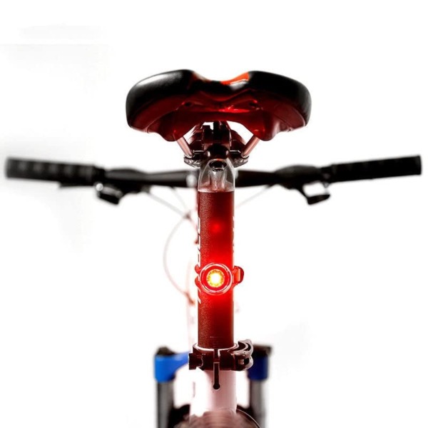 Bicycle Horn, RGSBEBEHOU Electronic Bike Horn Bike Light 100-120DB Waterproof 5 Sound Modes, Rainproof Silicone Handle Bike Horn Wihte LED Bicycle Light (Blue)