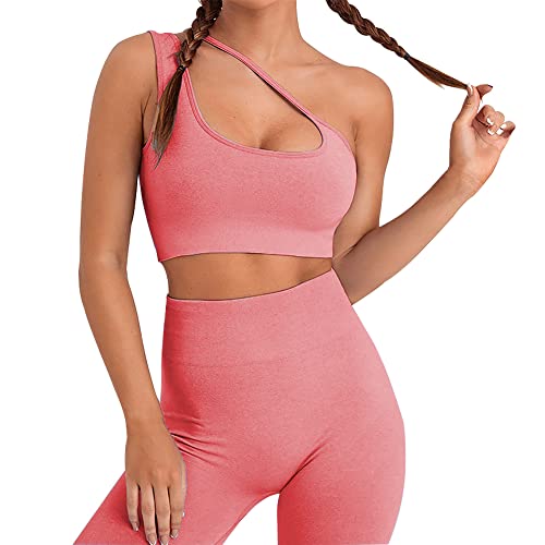 Seamless Leggings Sets Women 2 Piece Workout Outfits Sports Bra And High Waisted Leggings Workout Suits