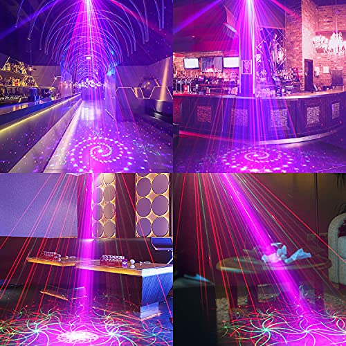 AMKI DJ Disco Lights, 15 Eyes RGB Party Lights Stage Light by DMX512 Control, Sound Activated LED Pattern Strobe Lights for Parties Live Laser Light Show Xmas Club Bar Disco Dancing | The Storepaperoomates Retail Market - Fast Affordable Shopping
