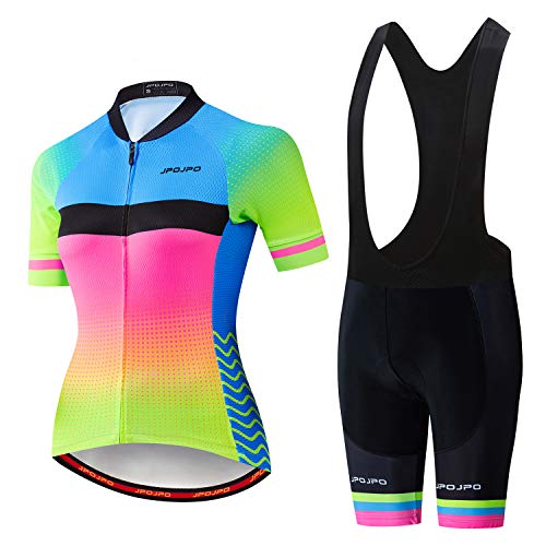 Women Cycling Jersey Set Cycling Clothing MTB Jersey Set Summer Breathable Bicycle Uniforms