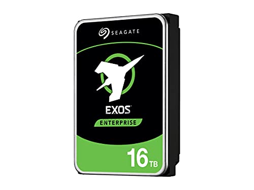 Seagate Exos X16 16TB Enterprise HDD – 7200 RPM, 256MB Cache, 12 Gb/s SAS, 512e/4Kn, 2.5M-hr MTBF Rating, 3.5″ Form Factor Internal Hard Drive, Crypto Chia Mining – ST16000NM002G