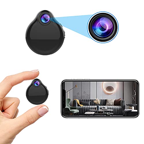 Joviren Spy Camera Mini Hidden WiFi Camera HD 1080P with Night Vision and Motion Detection,Nanny Surveillance Cam with Phone App,Built-in Battery,32Gb SD Card for Home Office Indoor Outdoor Security