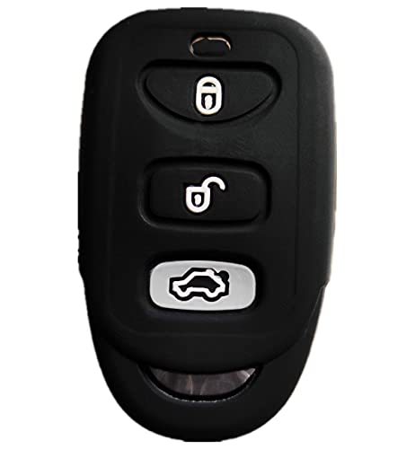 Smart Key Fob Remote Cover Case Keyless Jacket Protector Holder for 2006-2019 Hyundai Elantra Genesis Sonata Kia Sorento Forte Optima Rondo Spectra 3 Buttons