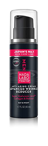 Hada Labo Tokyo Men Anti-Aging Cream Advanced Wrinkle Reducer, 1.7 Fl Oz