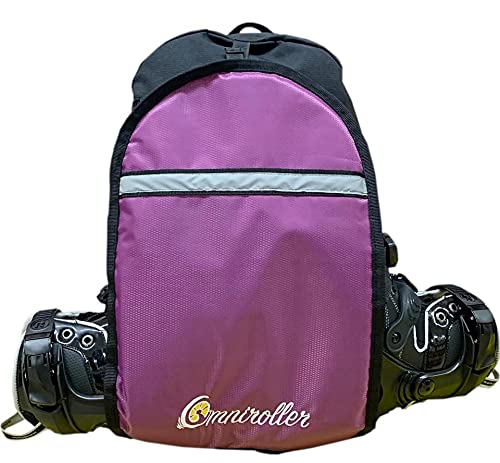 ROADSHOW Omniroller!! Backpack for Skates and Accessories (Purple)
