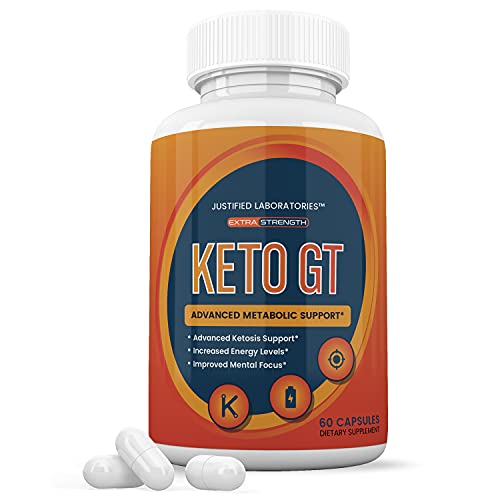 Keto GT Advanced Includes Apple Cider Vinegar goBHB Exogenous Ketones Keto Pills Supplement Premium Ketosis Support for Men Women 60 Capsules