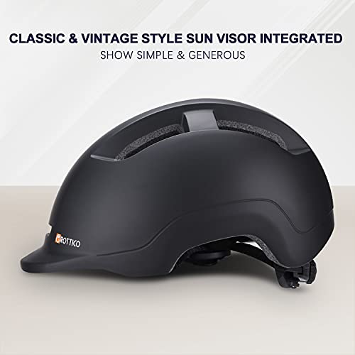 GROTTICO Adult Bike Helmet with Light – Dual Certified for Bicycle Scooter Skateboard Road Cycling Skating Helmet | The Storepaperoomates Retail Market - Fast Affordable Shopping