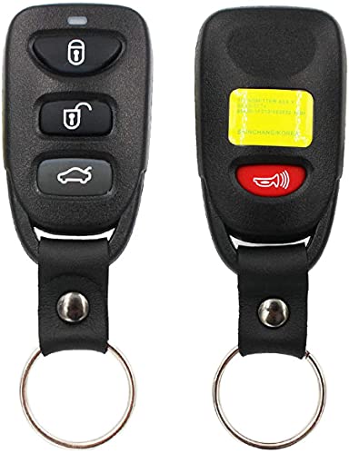 Waray Replacement Remote Control Key Fob Case fits for Hyundai Elantra Accent Sonata Kia Optima Entry Keyless Key Fob Cover Shell (1pcs)