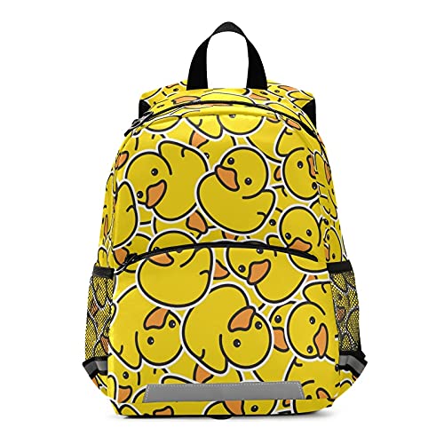Little Yellow Duck Kids Backpack for Toddlers, Small Backpack for Kids School Travel Bag Picnic Meal Bag for Boys Girls