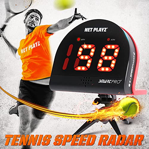 TGU Tennis Radar Guns Speed Sensors (Hands-Free) – Measure Serve, Racquet & Ball Speed, High Tech Gadget & Gear for Tennis Players, Black (NIS022132026)
