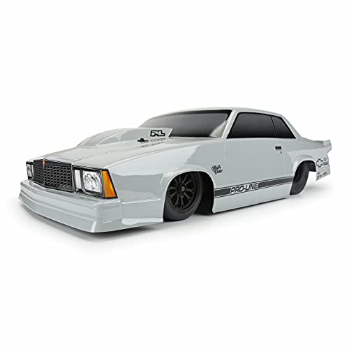 Pro-line Racing 1/10 1978 Chevrolet Malibu Tough-Color Gray Body Drag Car PRO354914 Car/Truck Bodies Wings & Decals