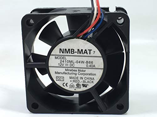 for NMB 2410ML-04W-B66 6025 12V 0.40A 6cm 4-Wire Chassis Cooling Fan