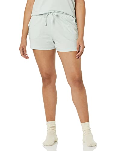 Amazon Aware Women’s Organic Cotton Lounge Shorts (Available in Plus Size), Smokey Grey, XX-Large