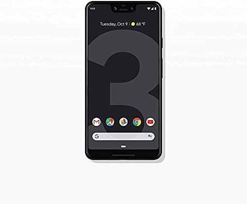 Google Pixel 3 XL 3XL 64GB Cell Phone Factory Unlocked GSM/CDMA 4G LTE Smartphone – Just Black