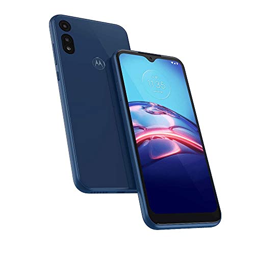 Motorola Moto E (2020) 32GB (Locked to T-Mobile only) Cellphone – Midnight Blue (Renewed)
