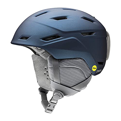 Smith Optics Mirage MIPS Women’s Snow Helmet – Matte Metallic French Navy, Large