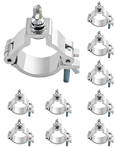 QWORK Truss Clamp Stage Lights Clamp, 10 Pack 2 Inch Aluminum Alloy Lighting Clamp for Truss, Moving Head Light, Fits 48-52mm OD Tube/Pipe, Heavy Duty 220Lbs Load Capacity | The Storepaperoomates Retail Market - Fast Affordable Shopping
