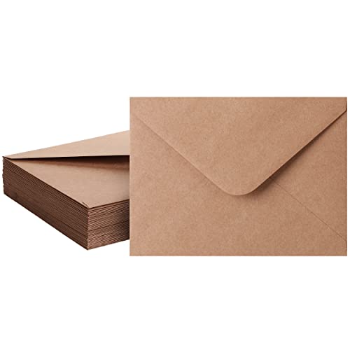 Mr. Pen- Kraft Envelopes, 39 Pack, 5 x 7 Inch, A7 Envelopes, Brown Envelopes, Card Envelopes, Kraft Paper Envelopes, Invitation Envelopes, Postcard Envelopes