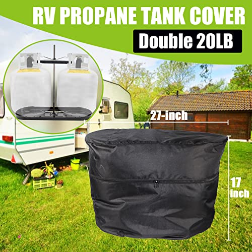 RV Propane Tank Cover, Camper Propane Tank Cover Double 20lb, for Travel Trailer | The Storepaperoomates Retail Market - Fast Affordable Shopping
