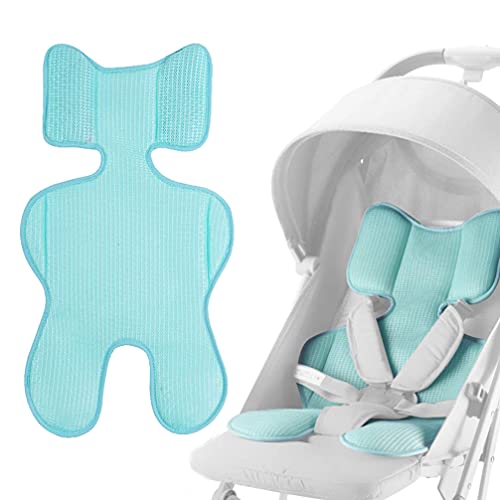 Universal Baby Stroller Liner 3D Mesh Cool Seat Pad Mat Breathable Pram Pushchair Car Seat Cushion Insert Thicken Sponged Baby Body Support Cushion Pad Mattress for Stroller, Baby Chair & Car Seat