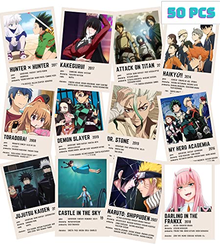 Jack Meets Kate Anime Posters, Cute Anime Stuff for Teen Girls Bedroom Manga Panel Wall Collage Kit Anime Room Decor Aesthetic Naruto Demon Slayer Jujutsu Kaisen One Piece Death Note MHA Hunter 50pcs | The Storepaperoomates Retail Market - Fast Affordable Shopping
