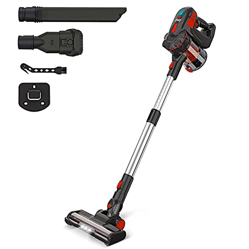 INSE Cordless Vacuum Cleaner, Powerful Stick Vacuum 6-in-1 Up to 40min Runtime