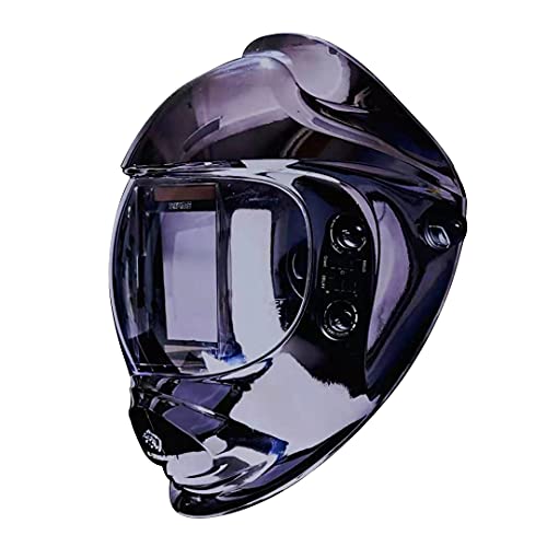 Tekware Auto Darkening Welding Helmet with Ultra Large Viewing Screen, True Color Welding Hood, 4 Arc Sensor Welder Helmet, Lightweight Welding Mask for TIG MIG ARC Grinding,1/1/1/2 Optical Clarity