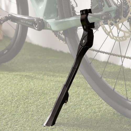 N+1 Bike Kickstand- Adjustable Rear Side Bike Kickstand for Mountain Bike, eBike, Road Bike, City Bike, Heavy Bike, 26″-29″ Inch Bikes
