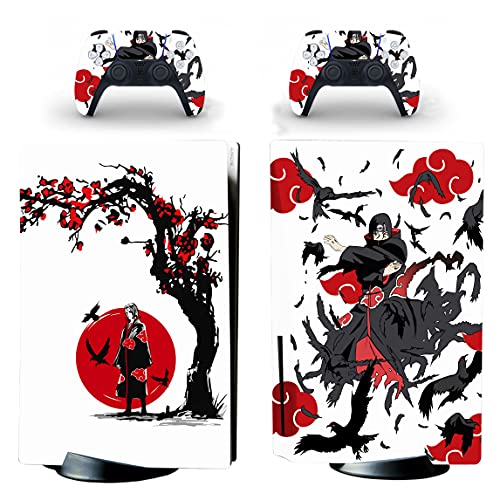 Vanknight PS5 Disc Console PS5 Controller Skin Anime Vinyl Sticker Decal Playstation 5 Cover ITC