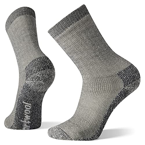 SmartWool Hike Classic Edition Extra Cushion Crew Socks, Medium Gray, Small