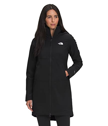 THE NORTH FACE Women’s Shelbe Raschel Parka Length with Hood, TNF Black, L