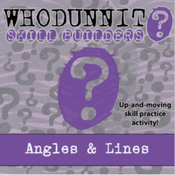 Whodunnit? – Angles and Lines – Knowledge Building Activity