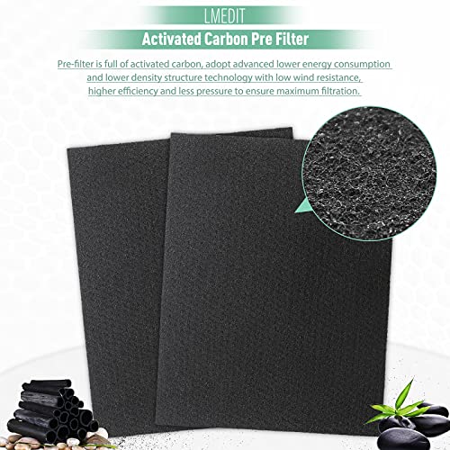 LMEDIT 115115 Size 21 Filter Compatible with Winix PlasmaWave 5300 6300 5300-2 6300-2 P300 C535 and Fit for Fellowes AeraMax 290 300 DX95, 1 Post Filter + 4 Pre Filters | The Storepaperoomates Retail Market - Fast Affordable Shopping